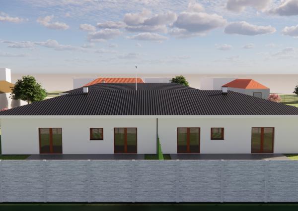 Na predaj 4-izbový rodinný dom TYP DOMU C  v obci Jelka