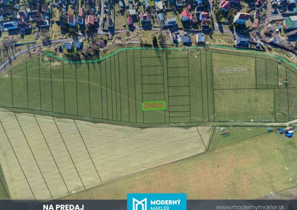 Na predaj pozemok v obci Mlynica