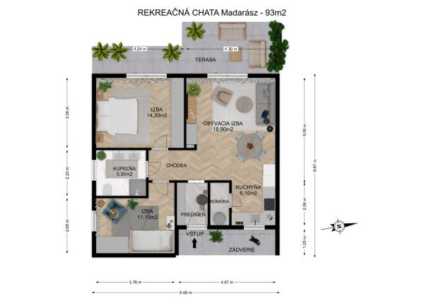 Na predaj rekreačná chata v obci Blahová - Madarász