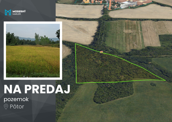Na predaj pozemok so schváleným projektom v obci Pôtor