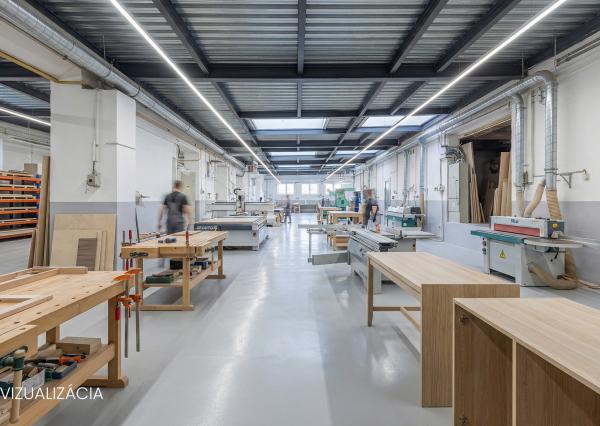 Na predaj výrobná hala s administratívnou časťou pri Lučenci