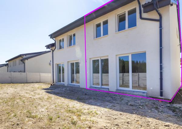 Na predaj 4 izbová bytová jednotka v dvojdome v Lehniciach