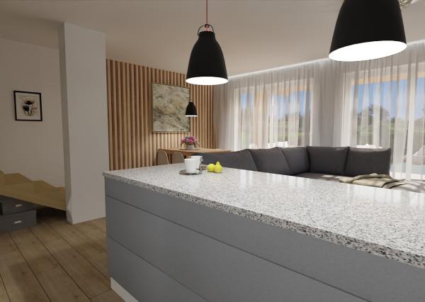 Na predaj 4 izbová bytová jednotka v dvojdome v Lehniciach