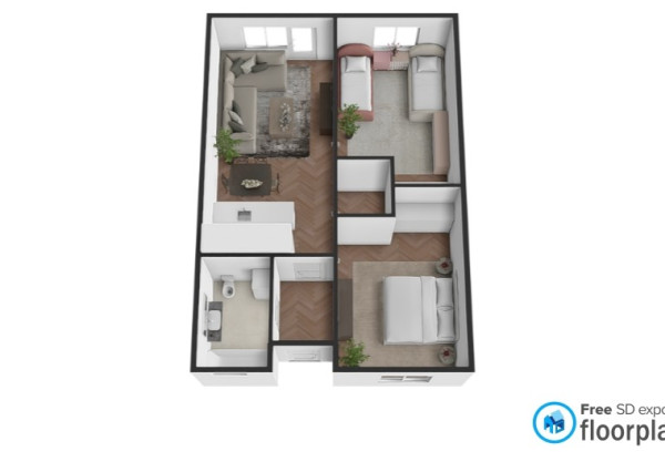 Na predaj novostavba radového rodinného domu v obci Láb