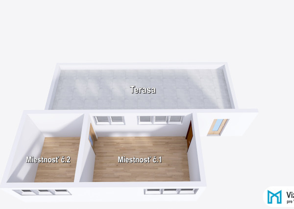 NA PREDAJ | 3-IZBOVÝ BYT SO SÚKROMNOU TERASOU S VÝHĽADOM NA HRAD  + GARSÓNKA V CENE