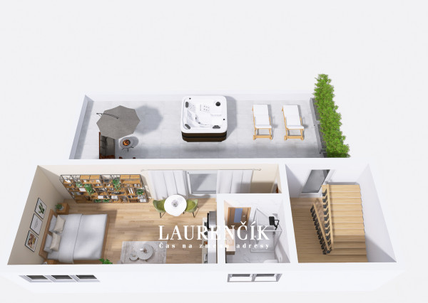 NA PREDAJ | 3-IZBOVÝ BYT SO SÚKROMNOU TERASOU S VÝHĽADOM NA HRAD  + GARSÓNKA V CENE