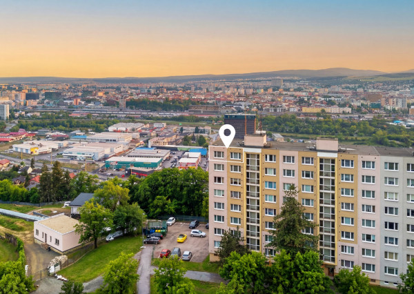 Na predaj 3-izbový byt s panoramatickým výhľadom na celé Košice