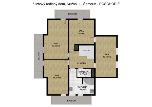 Na predaj 6-izbový rodinný dom s krásnou záhradou v Šamoríne
