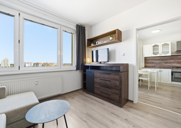 Na prenájom 1-izbový byt s loggiou v centre Senca