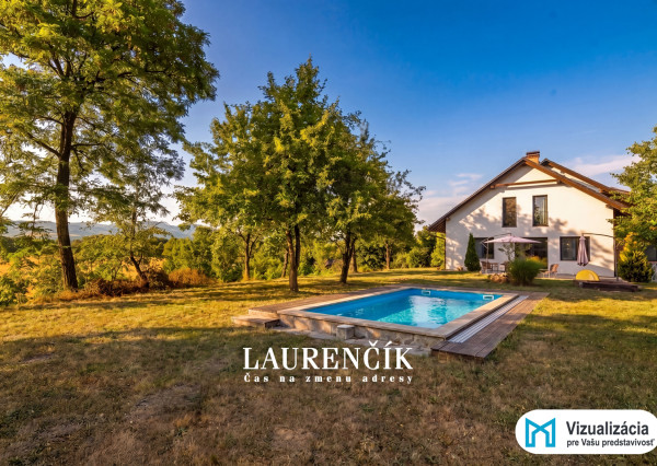 NA PREDAJ | NADŠTANDARTNÝ RODINNÝ DOM S 2533 M² POZEMKOM, PANORAMATICKÝM VÝHĽADOM A DVOJGARÁŽOU | ILAVA-KLOBUŠICE