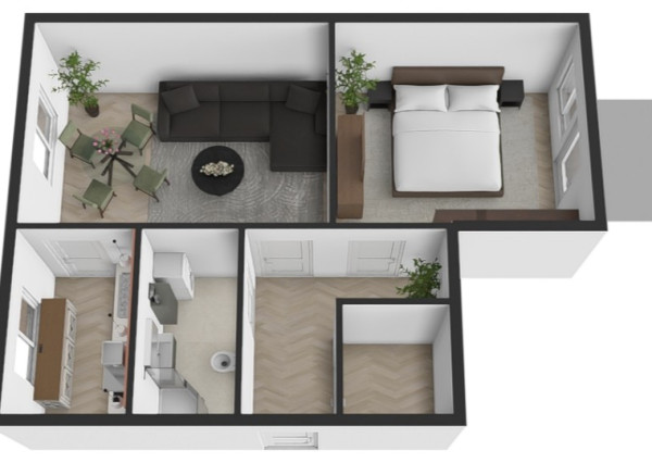 Na predaj zrekonštruovaný 2-izbový byt v Bánovciach nad Bebravou