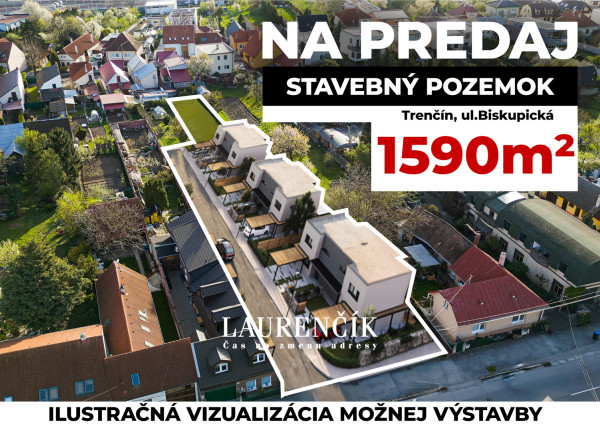 NA PREDAJ | INVESTIČNÝ STAVEBNÝ POZEMOK | TRENČÍN - BISKUPICE