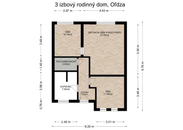 Na predaj štýlový rodinný dom s krásnou záhradou v obci Oľdza