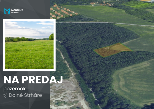 Na predaj rozľahlý pozemok v Dolných Strhároch