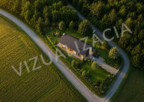 Na predaj slnečný stavebný pozemok pod lesom v obci Malá Hradná
