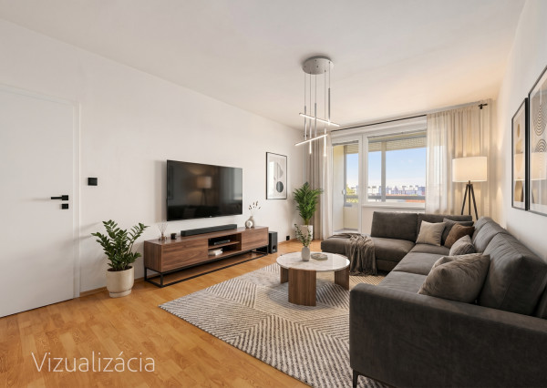 Investičná príležitosť vo Vrakuni – priestranný 2-izbový byt 64 m² s lodžiou na Čiližskej ulici