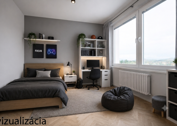 Na predaj 3-izbový byt vhodný na rekonštrukciu v centre Martina