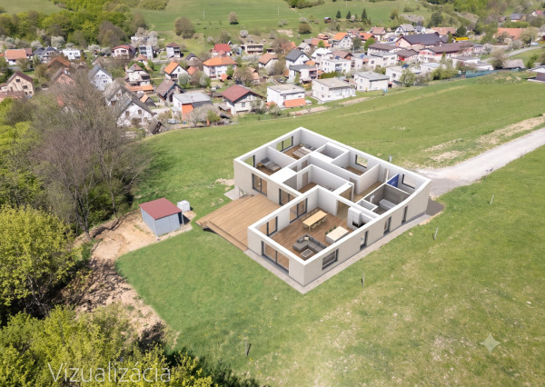 Na predaj rozostavaný rodinný dom v obci Hrabičov
