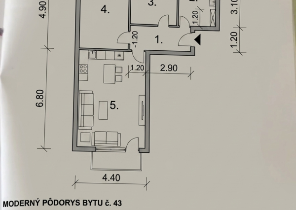 Na predaj 3-izbový byt v Trnave – ul. Mikovíniho (projekt MIKO)