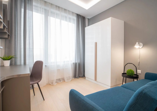 Na prenájom štýlový 3-izbový byt v SKYPARK RESIDENCE s panoramatickým výhľadom
