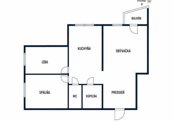 Na predaj svetlý 3-izbový byt s balkónom v Karlovej Vsi – blízko lesa a centra