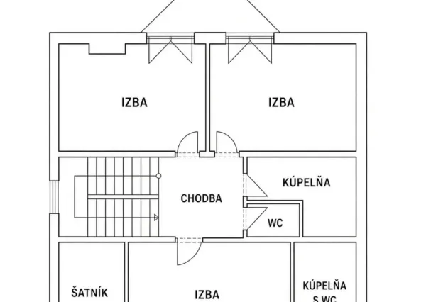 Na predaj 5-izbový rodinný dom so záhradou v Dunajskej Lužnej