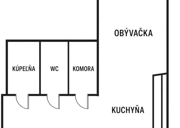 Na predaj 2-izbový byt s balkónom v Trenčíne – ul. Armádna