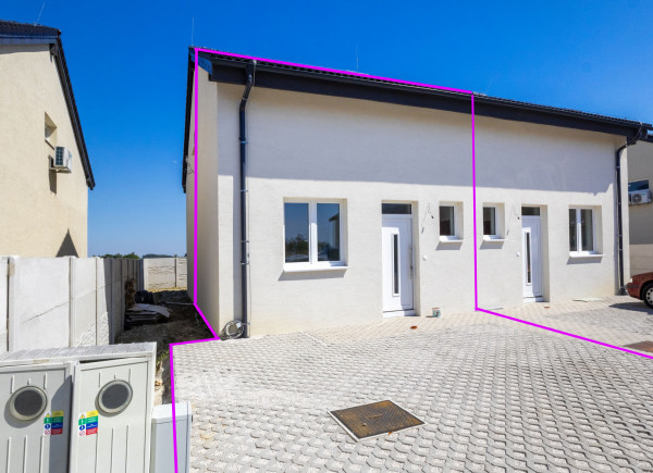 Na predaj 4 izbová bytová jednotka v dvojdome v Lehniciach