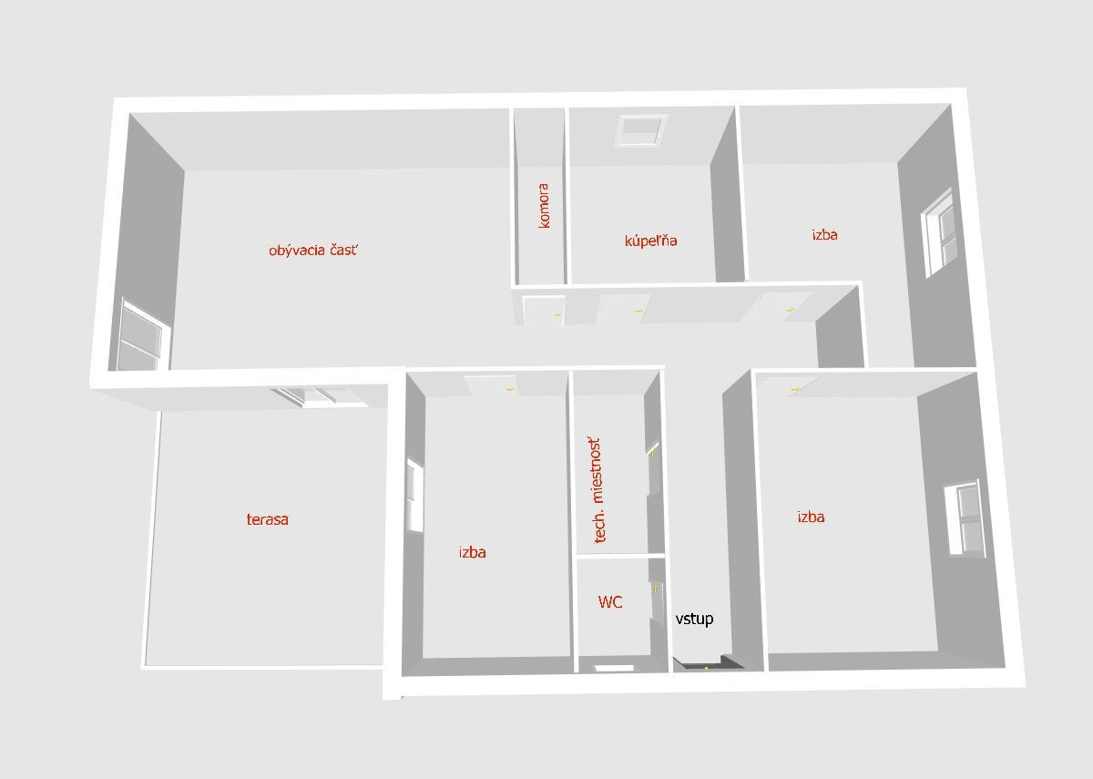 Exkluzívne iba u nás krásna novostavba v obci Uhrovec - dokončená