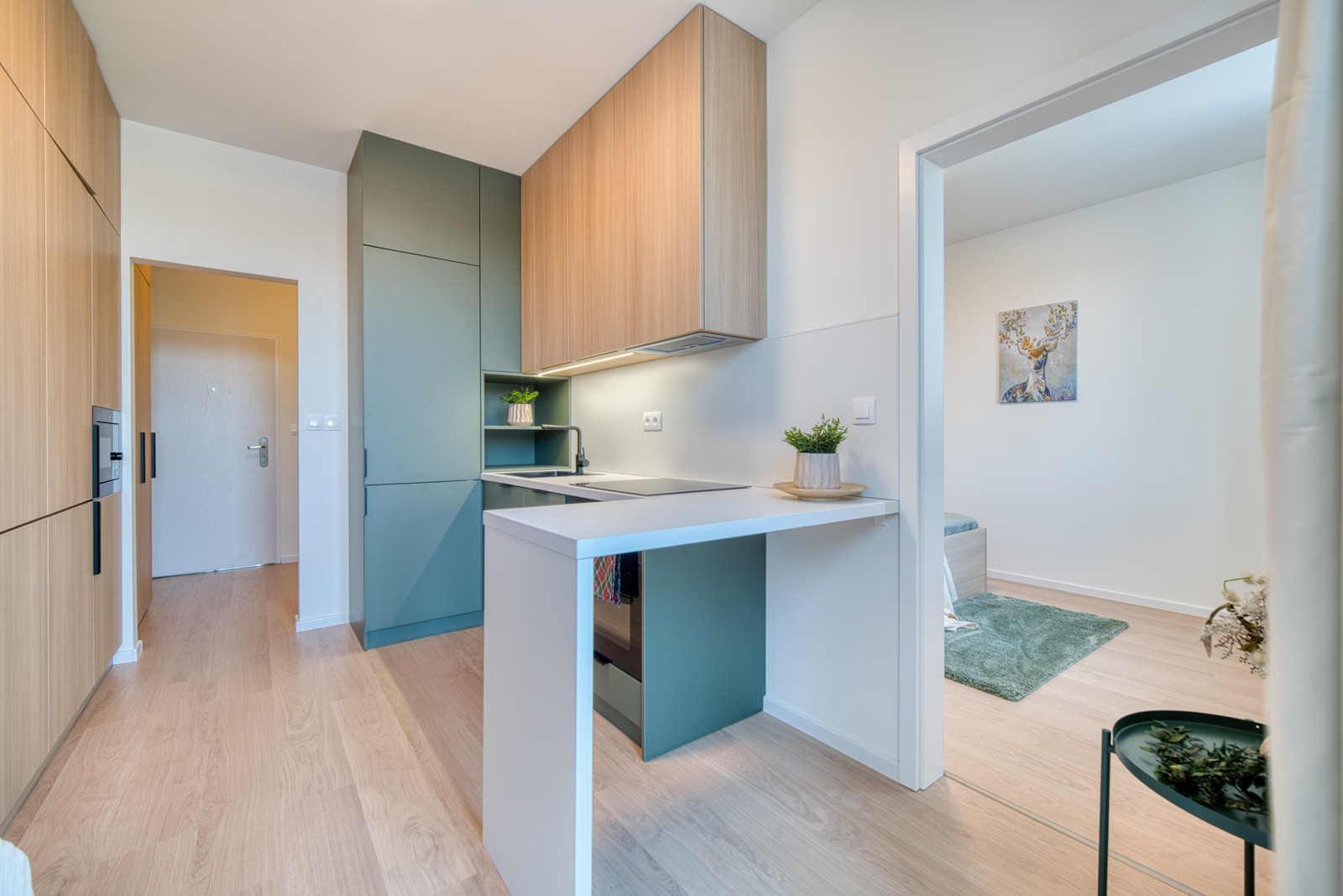 Na prenájom moderný 1-izbový byt s parkovacím miestom v Senici