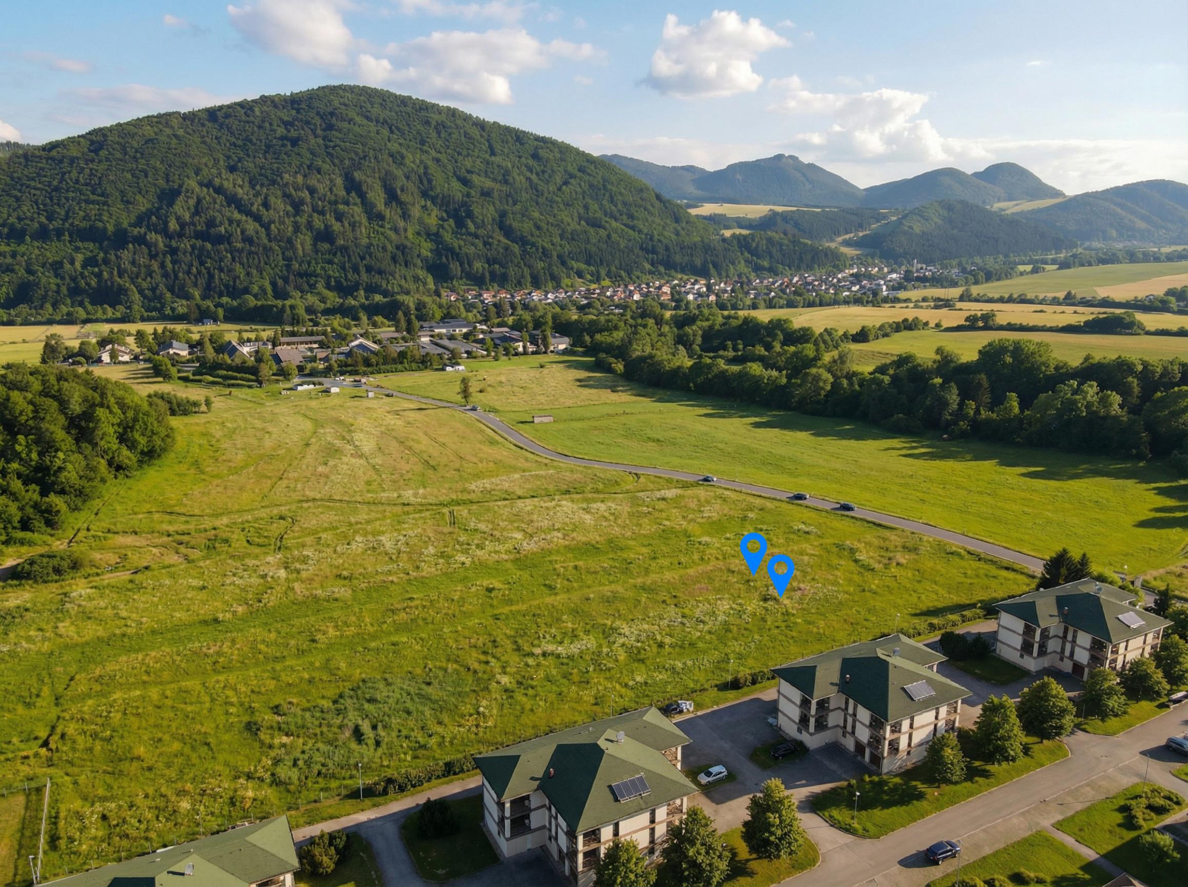 Na predaj stavebný a investičný pozemok v obci Krašňany