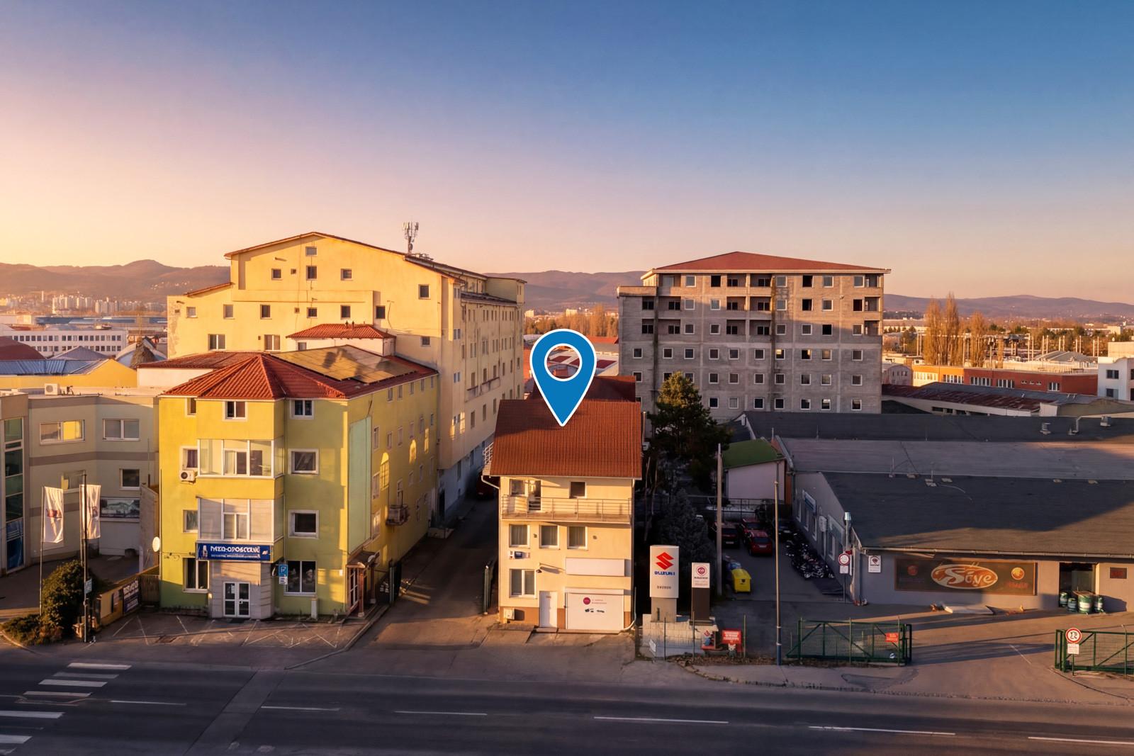 Na predaj polyfunkčný objem s luxusným rezidenčným podkrovím v Bratislave