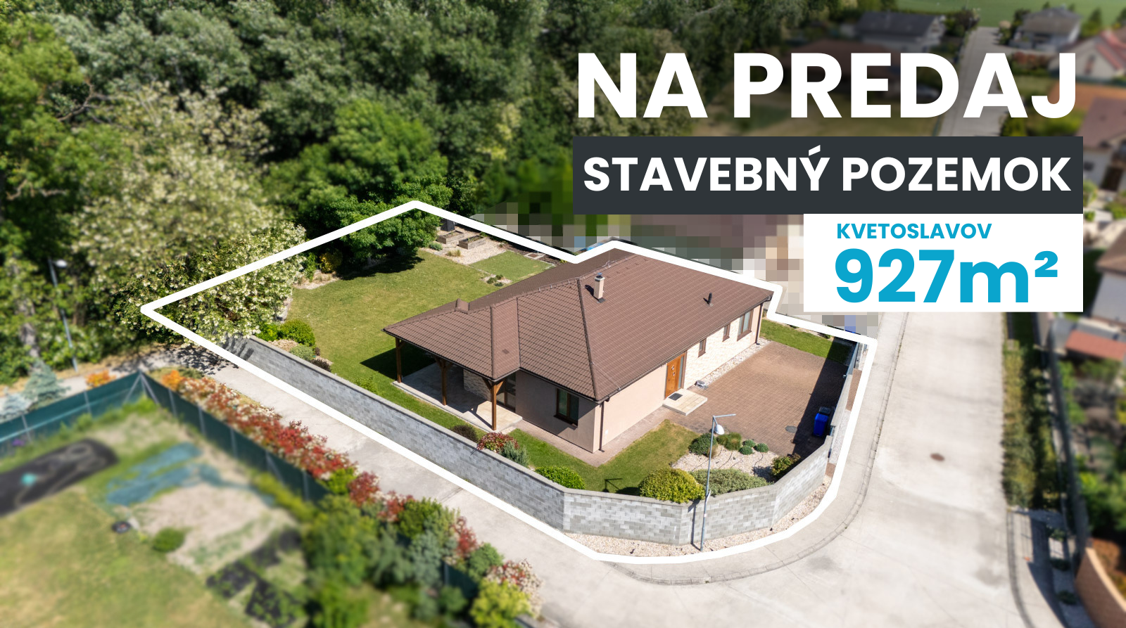 Na predaj stavebný pozemok s jedinečnou atmosférou prírody v Kvetoslavove