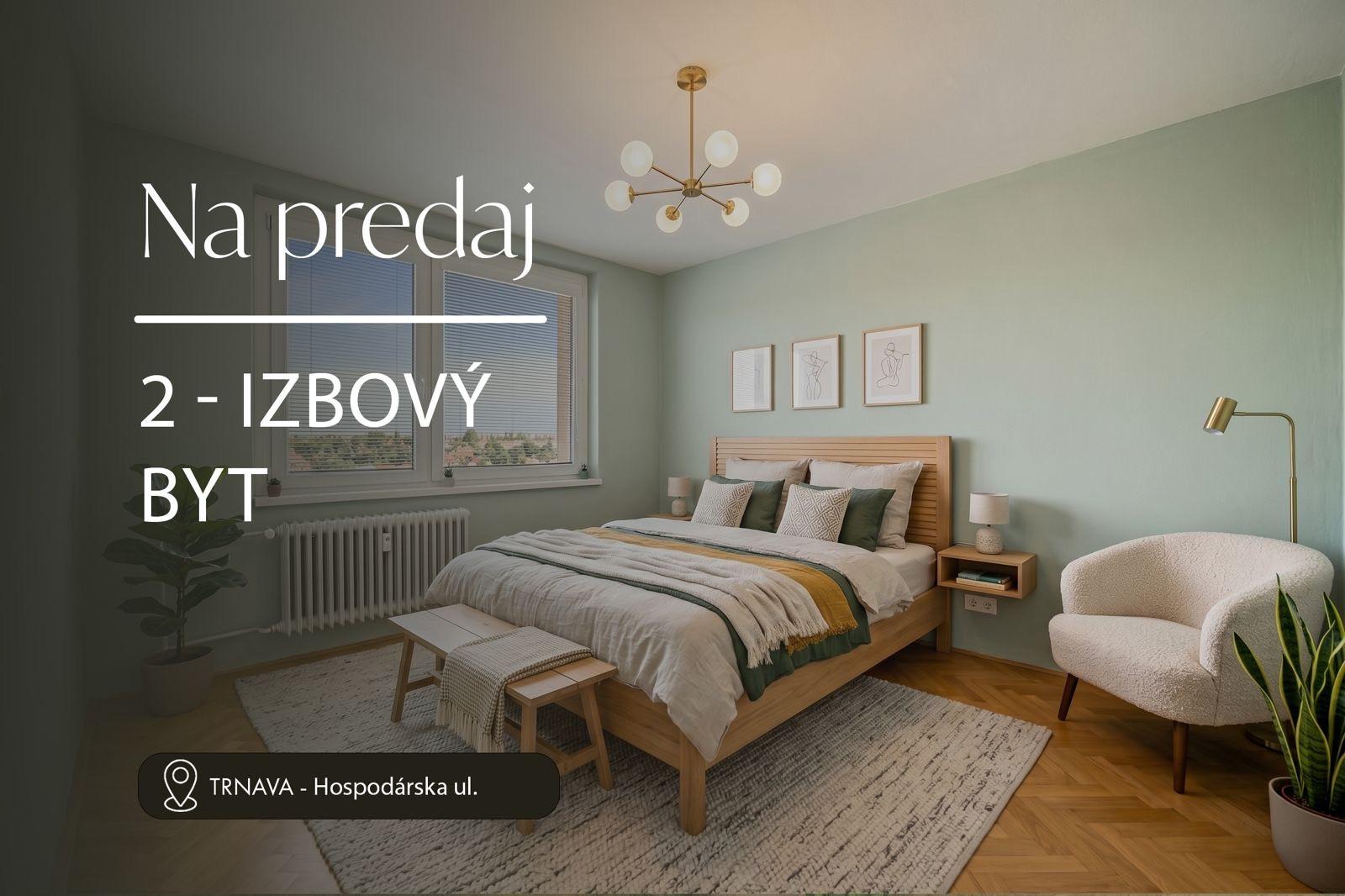 PRIESTRANNÝ 2-IZBOVÝ BYT S POTENCIÁLOM NA 3-IZBOVÝ / PREDAJ
