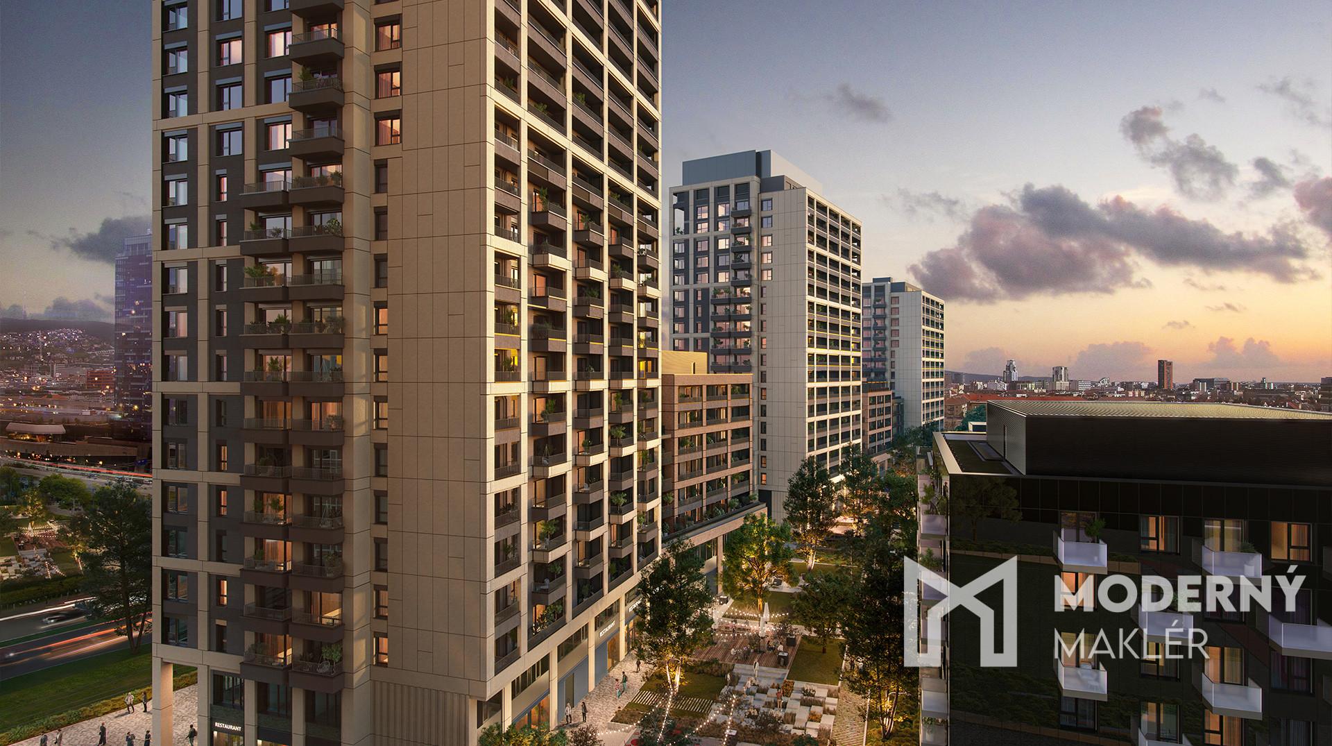 NA PREDAJ | 2 - IZBOVÝ BYT V PROJEKTE DOWNTOWN YARDS | BRATISLAVA - STARÉ MESTO